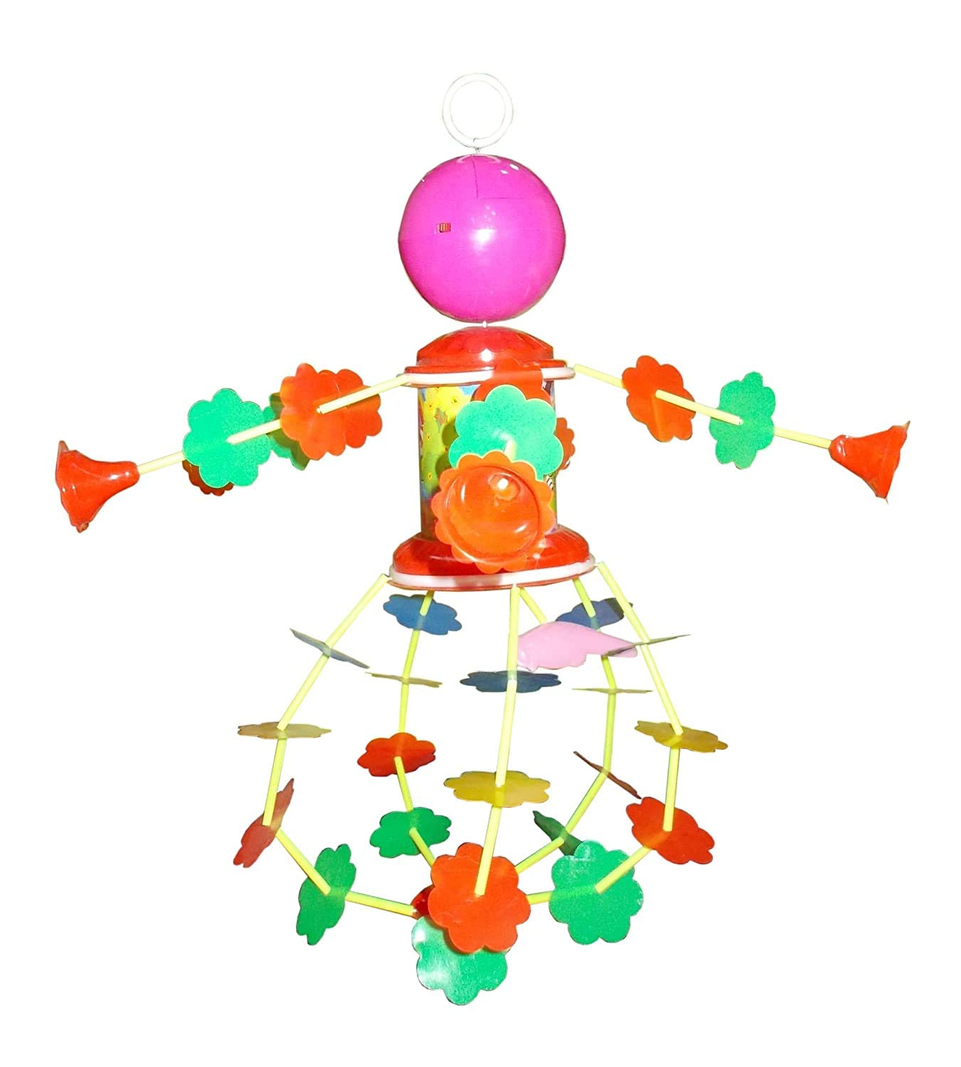 EUPHORIA Musical Merry Go Round Toy (Jhoomer) with Soothing Sound for Kids, Red