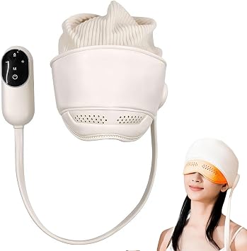 Head Massager, Electric Head Massager with 6D Air Bag Kneading Massage and 4 Modes, Head and Eye Massager, Rechargeable Head Massager,Integrated Head Massager, Migraine Caps for Women Men