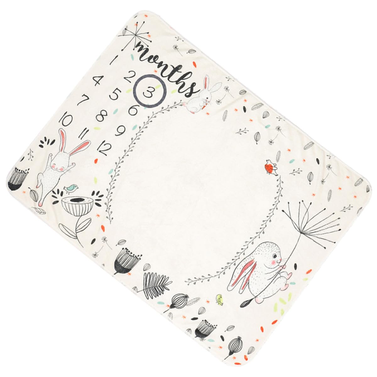 Coperta Fotografica in Flanella per Ragazzo Ragazza, 120x100 Cm | Telaio Marcatore Incluso, per Fasciare, Copertura Allattamento e Passeggino, Regalo e Ricordo
