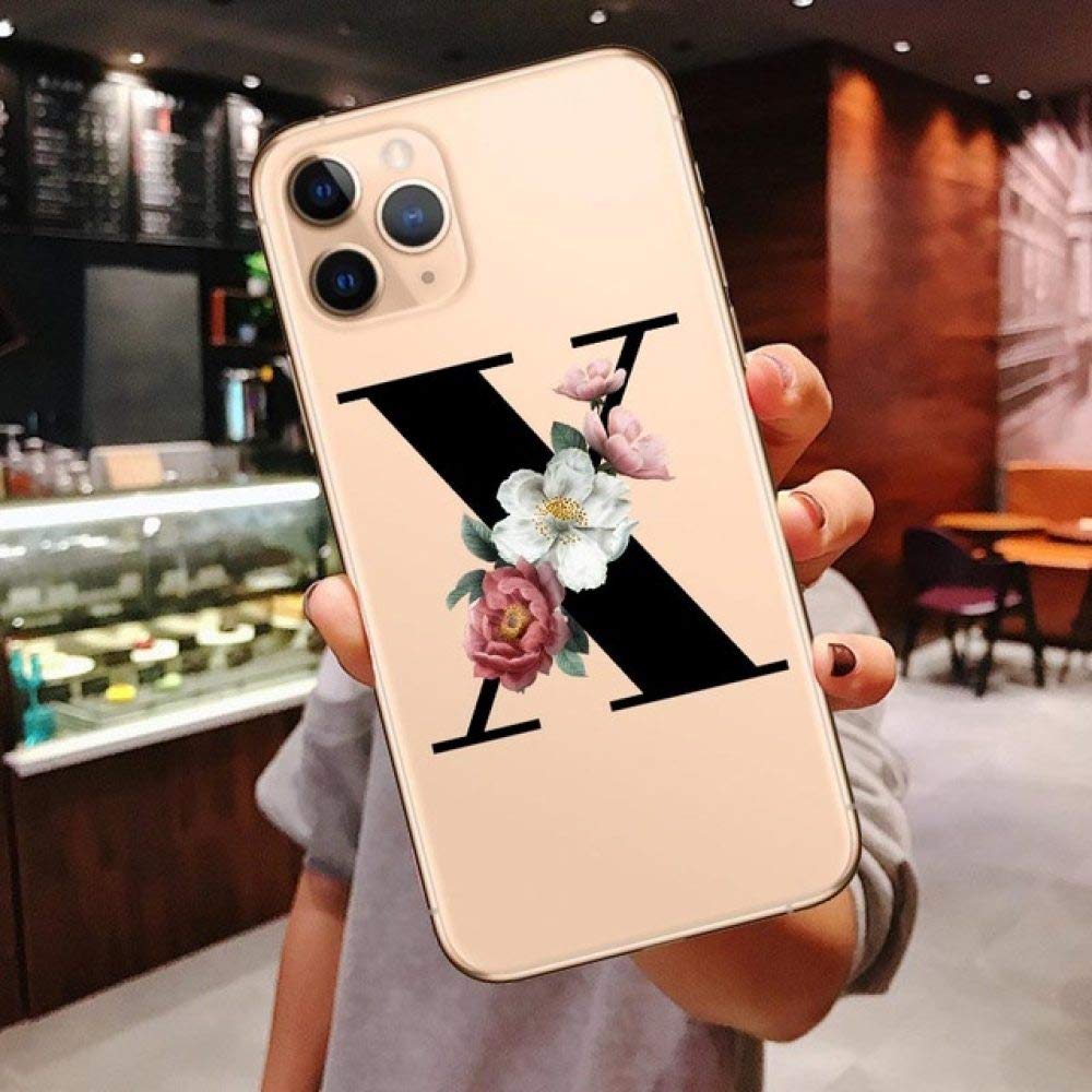 Apple Phone Case, Phone Case For Iphone 11 Pro Max Wireless Charging Fashion Customized Initial Soft For Iphone X Xr Xs Max 7 8 Plus