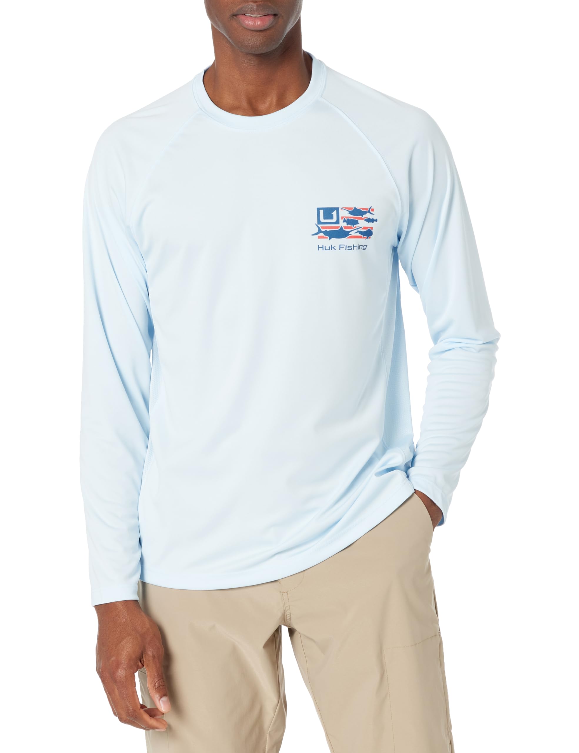 Mens Pursuit Pattern Shirt, Sun Protecting Fishing Shirt