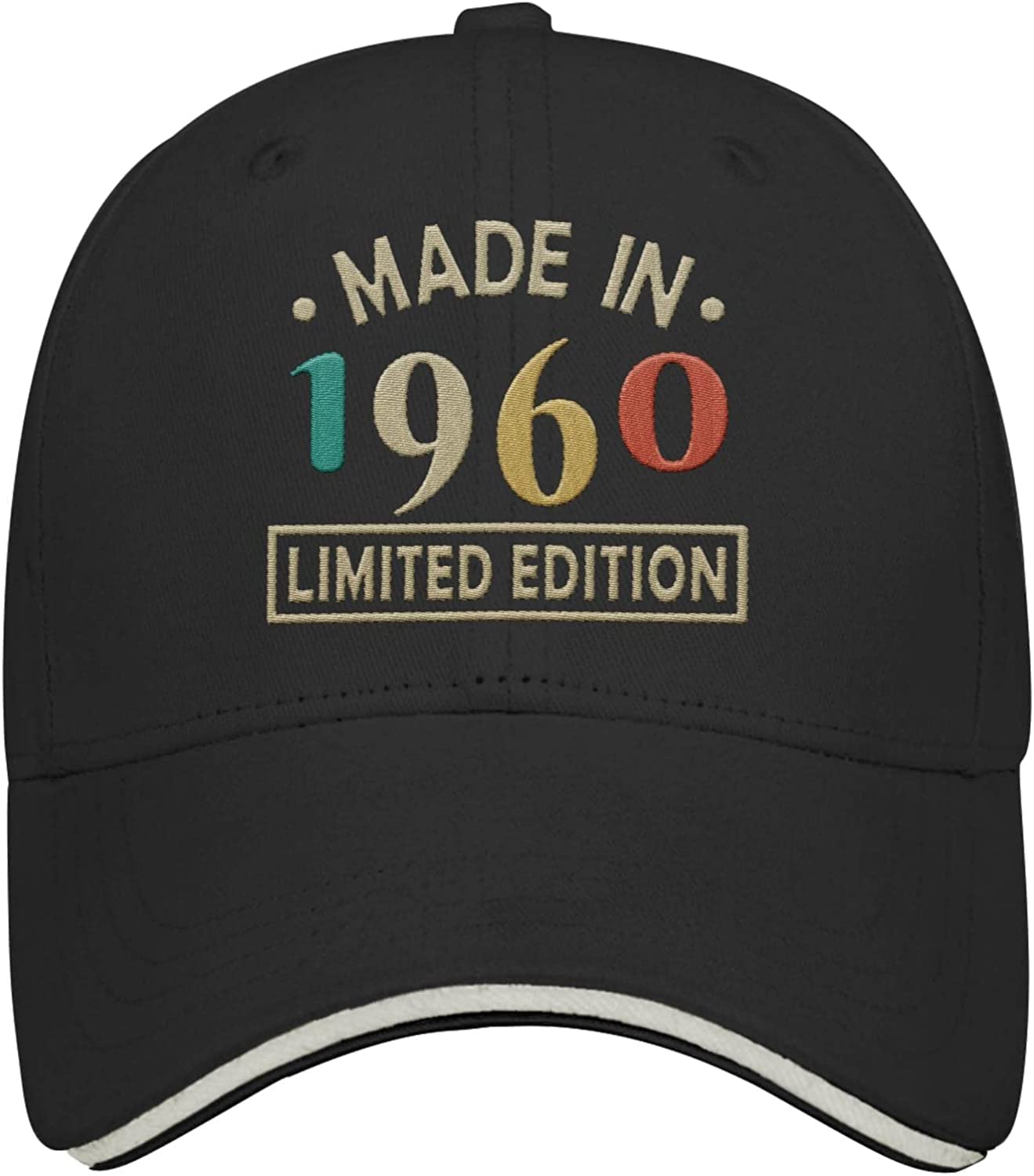 TKPA MOL Baseball Hats Made in 1960 Birthday Limited Edition Embroidery Trucker Caps for Teen Fashion Snapback for Gift Black