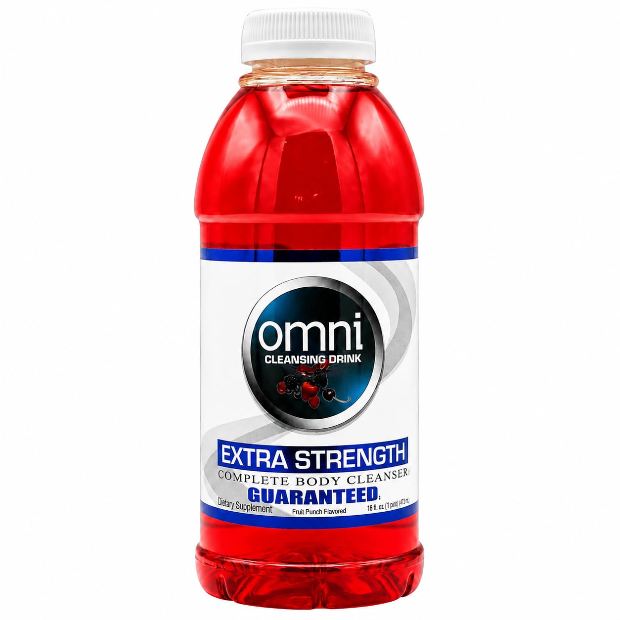 Omni Extra Strength Herbal Body Cleanse Detox Drink - Fruit Punch 16 Fl Oz