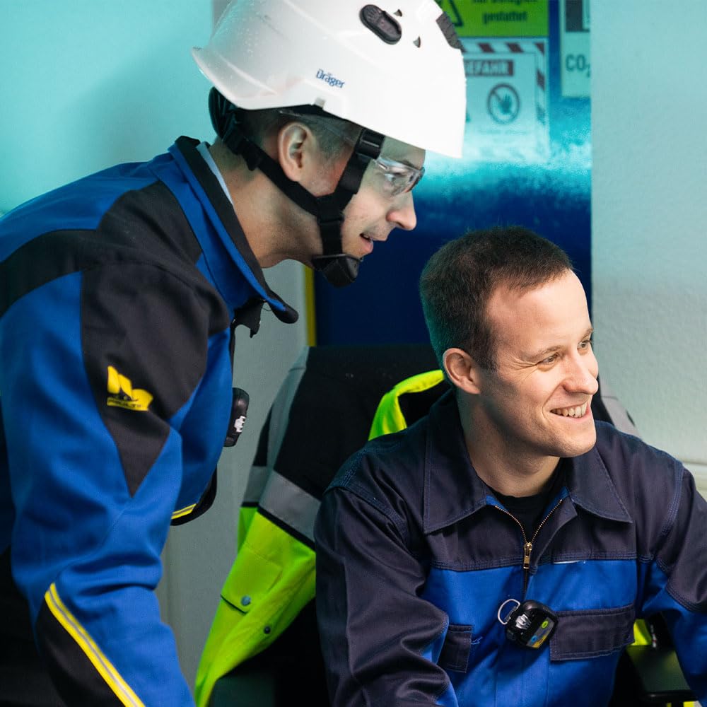 Dräger Schutzhelm HPS 3500 Basis für Rettung & Feuerwehr - weiß | Für Feuerwehr & Rettungsdienste - 52–64 cm, stufenlos einstellbar, 4-Punkt-Bänderung.