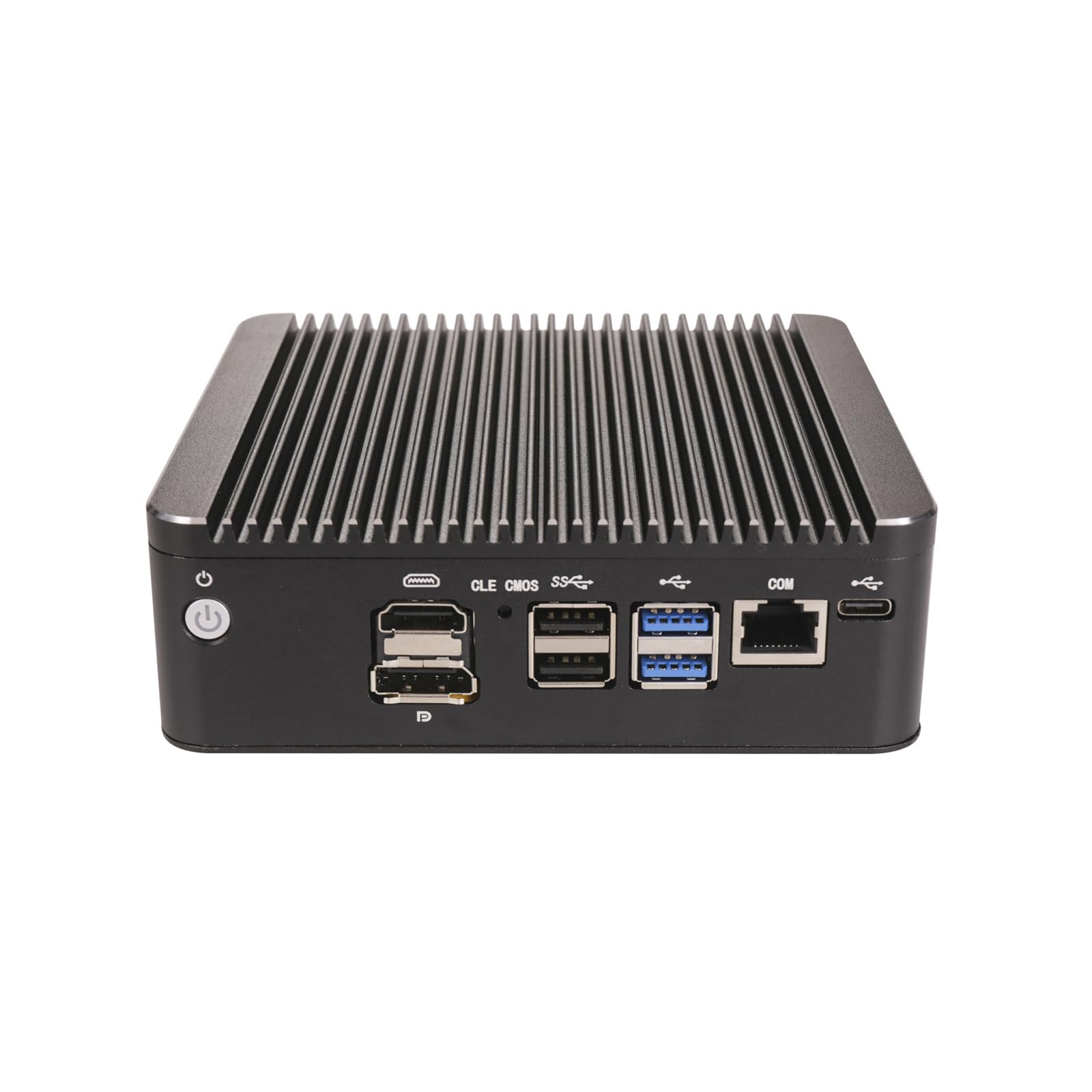 Micro Firewall Appliance, Mini PC, PFSense, OPNsense, VPN, Router PC, N100, RS55, AES-NI, 6 x 2.5GbE I226-V LAN, COM, HDMI, DP, Type-C, 32G RAM, 512G SSD