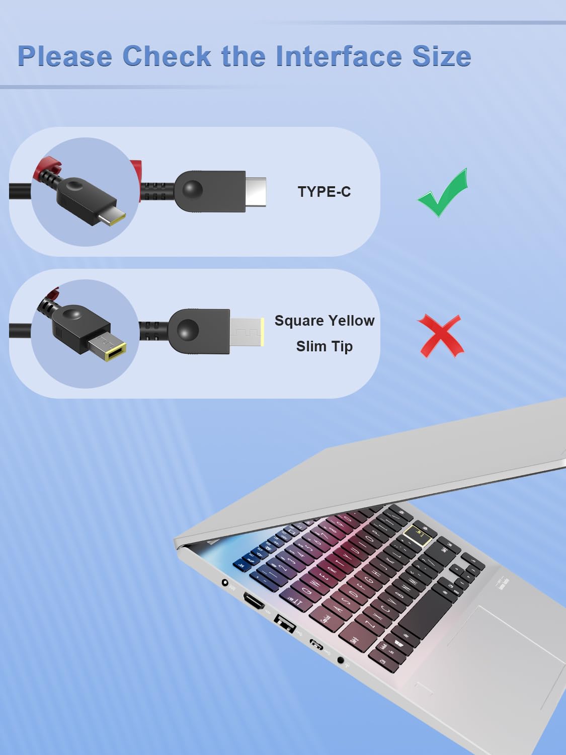 135W USB-C Alimentatore Compatibile Con Lenovo ThinkPad Z16 P16s L16 L15 E16 E15 T16 T15 Yoga Slim/Pro 7 9 & IdeaPad Pro 5 Legion Y740S Portatile ADL135YSDC3A SA10R16963 Alimentatore