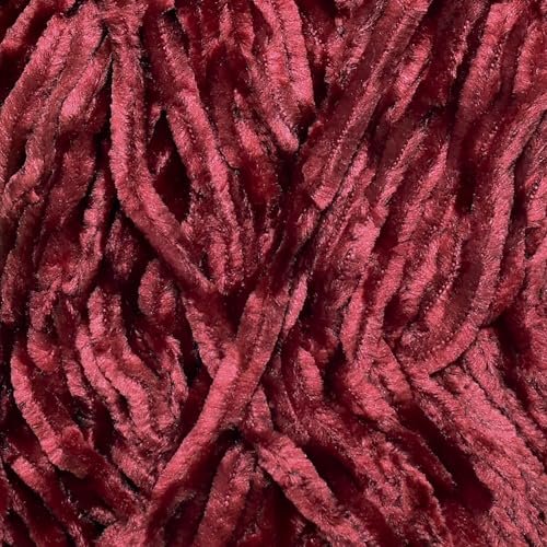 Image of M.G Chunky Velvet Yarn, Gulmarg 400 GMS - Best Used with Knitting Needles, Crochet Needles - Wool Yarn for Knitting - R Art-BACG