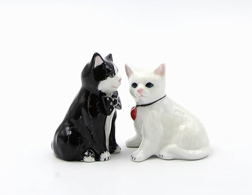 Miniatura 5 de Cosmos Gifts 21035 Be my Valentine - Salero y pimentero con gato blanco y negro