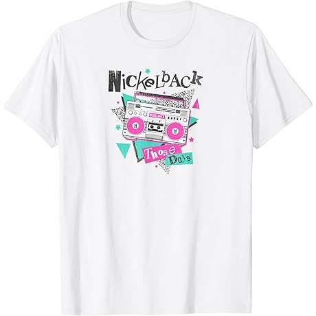 Nickleback Boom Box Those Days Soft Comfy Band Graphic Cotton T-shirt