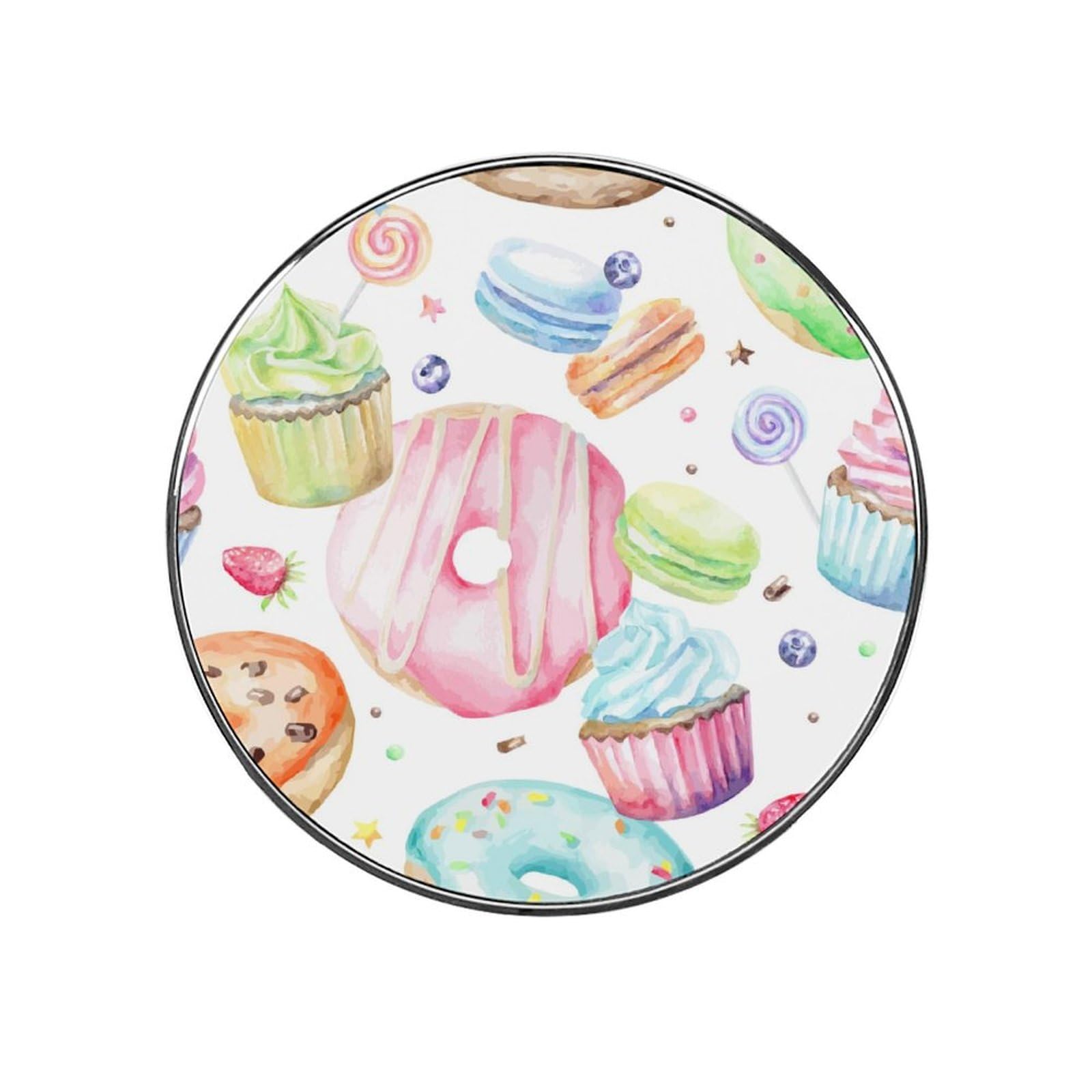 Donut Alloy Fridge Magnet For Office Cabinet Refrigerator Whiteboard Photo