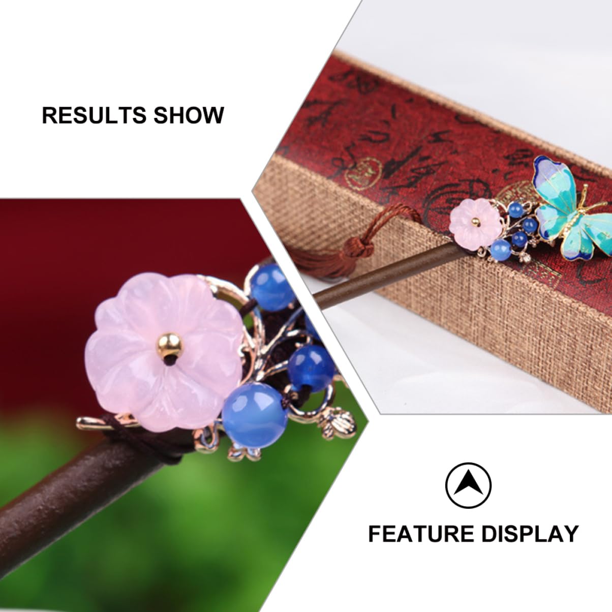 SAFIGLE Vintage Hair Bun Stick Elegant Retro Chinese Hairpin Fork for Effortless Bun Styling Smooth Edged Hair Chopstick for Long Thick Hair for Traditional Weddings