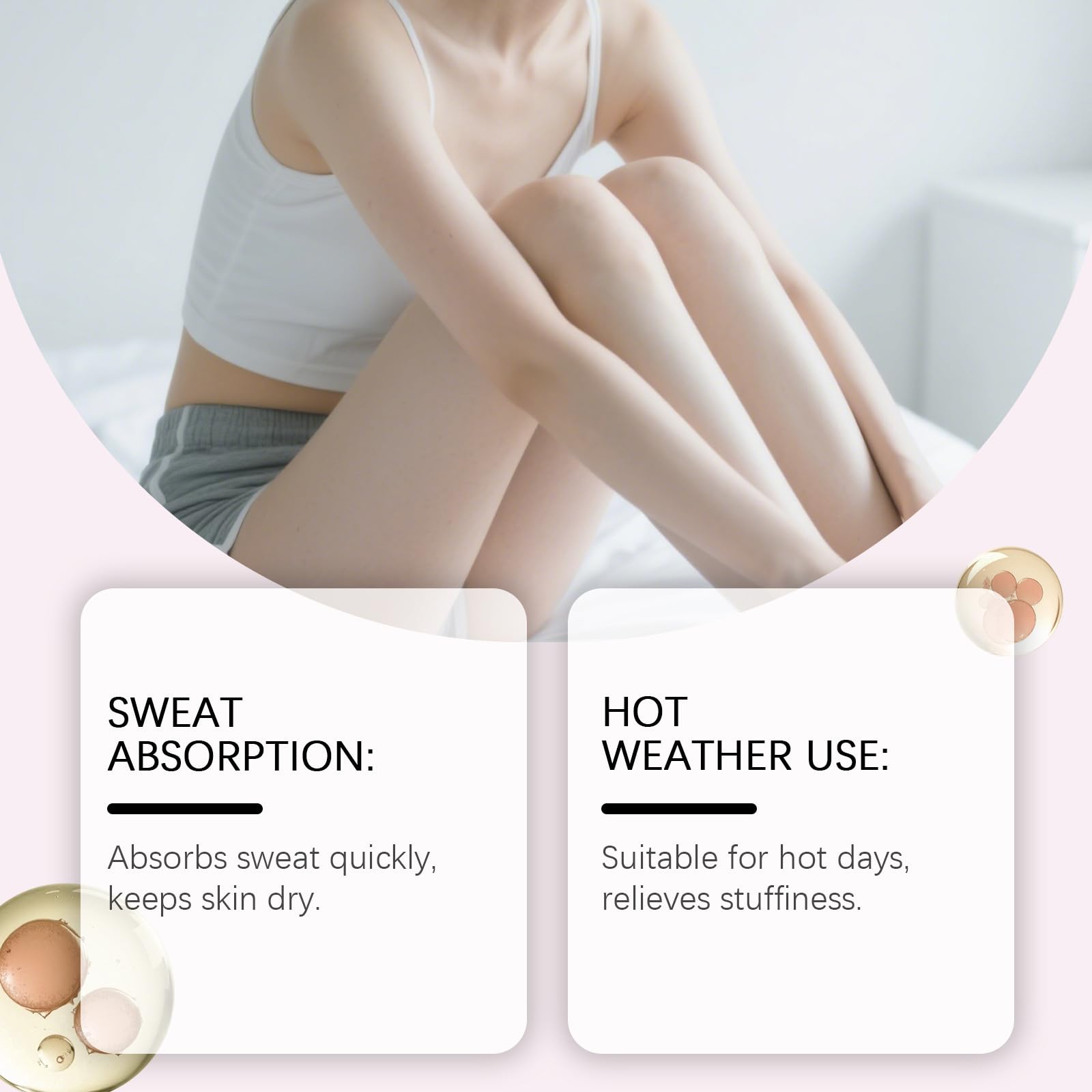 Comfort Powder, pewność siebie i ten puder do ciała bez talku absorbuje pot, zapobiega otarciom przez cały dzień, pielęgnacja całego ciała dla kobiet (1)
