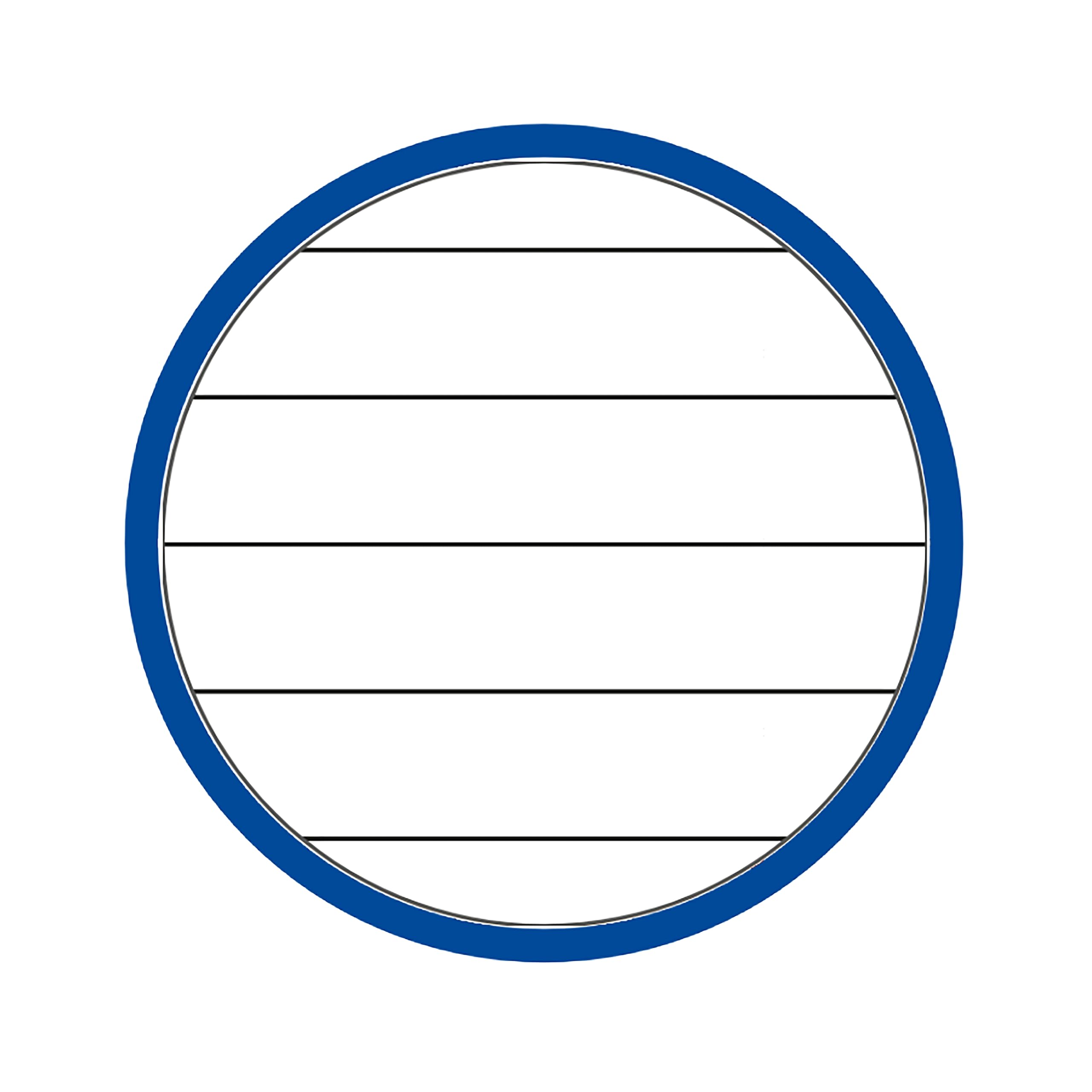 Blasetti - One Color 4x4 Notizblock, 4 Abschnitte für 4 Themen mit Farbwechsel, 120 Blatt, Spiralbindung - halb kariert 5M + halbe Lineatur 1R