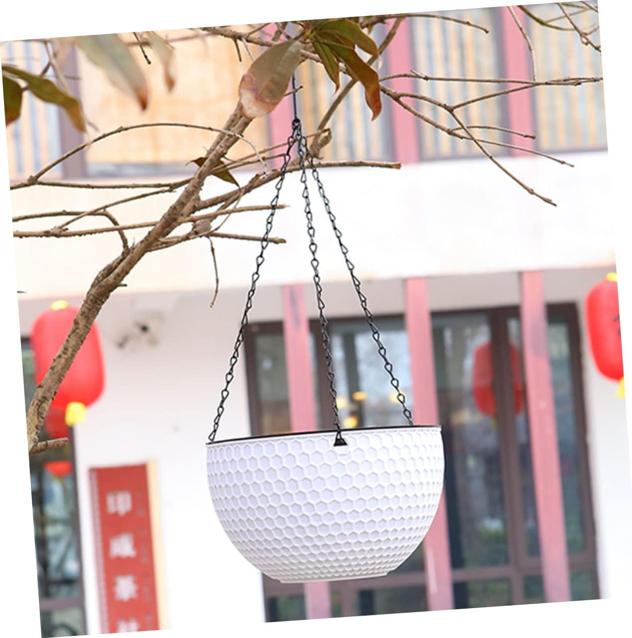 Wall Planter Hanging Plant Holder Scindapsus Aureus Pot Plastic Hanging Planter Garden Plant Pot for Home Office School Dormitory Garden