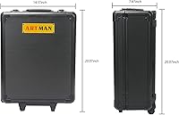 Vista 3 de 899 piezas Juego de Caja de Herramientas con Ruedas y Cerradura, Juego de Cajas de Herramientas con Carro, 4 Capas de Juegos de Herramientas, 90