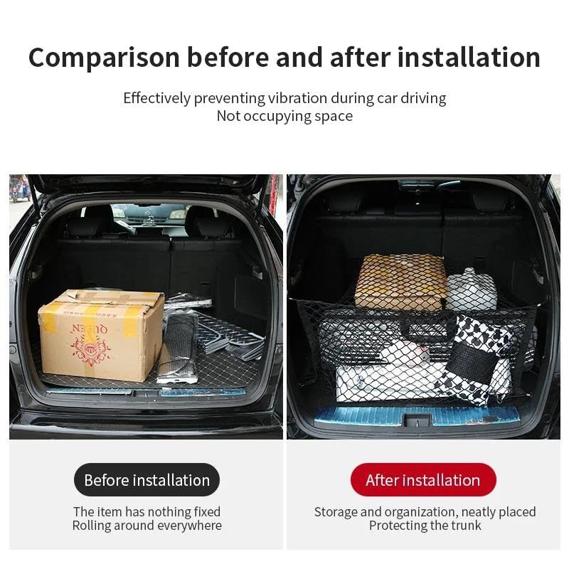 Filet de coffre arrière Chery Tiggo 7 Pro pour bloquer les bagages - 2