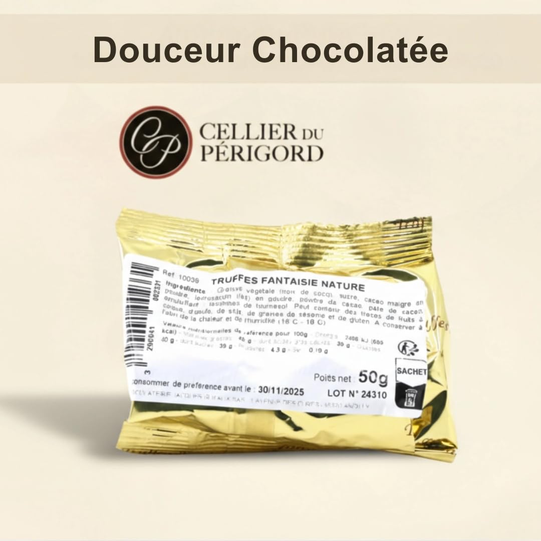 Cellier du Périgord Panier Gourmand Shopping Bag - Vin Blanc | Shopping bag 7 produits : vin blanc AOP Côtes de Bergerac 37,5cl, terrines poivre vert et piment, sablés et truffes cacao