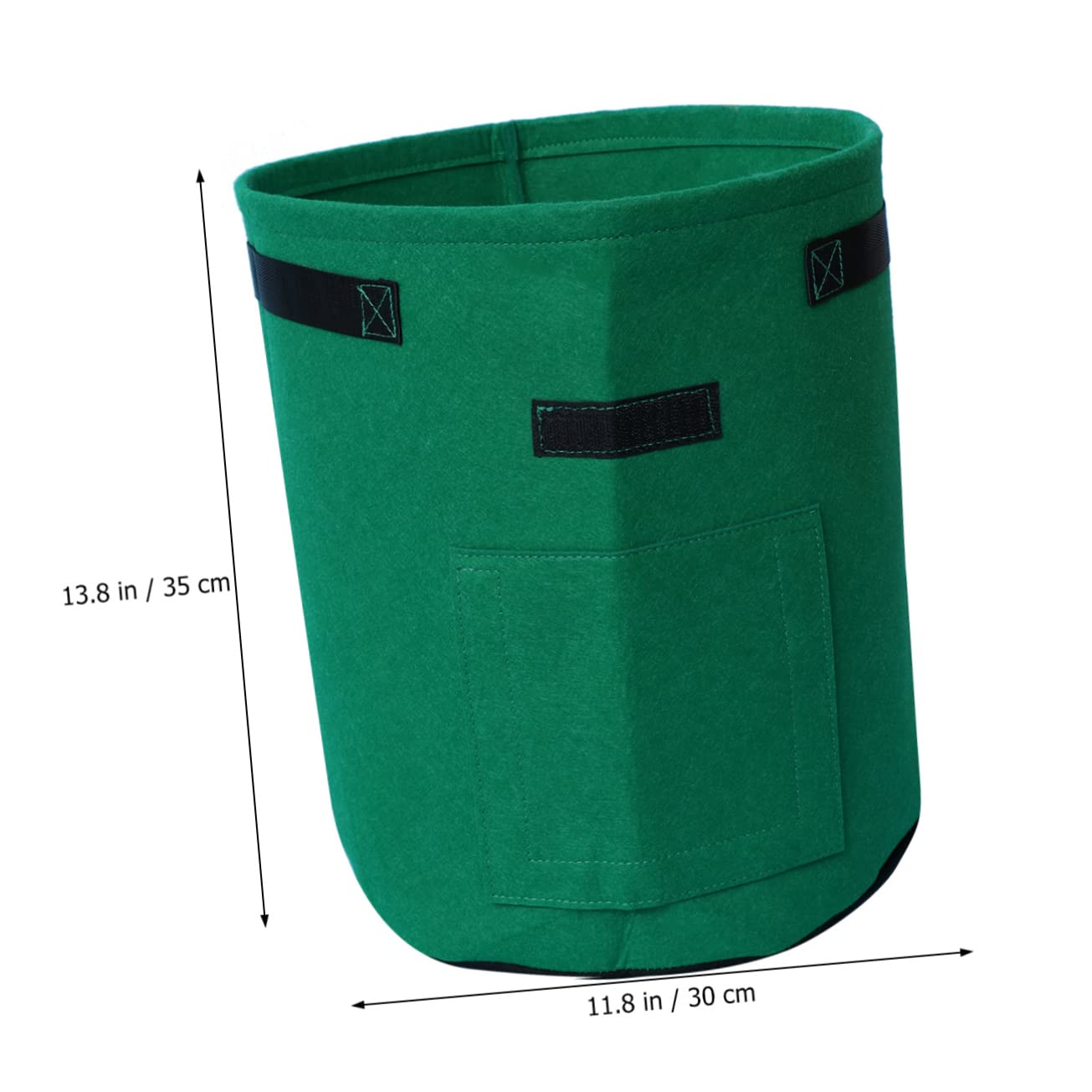 Kartoffel-anzuchtbeutel-Set Atmungsaktiver Stoff Pflanzen-anzuchtbeutel Klappfenster Grün 30 X 35 cm