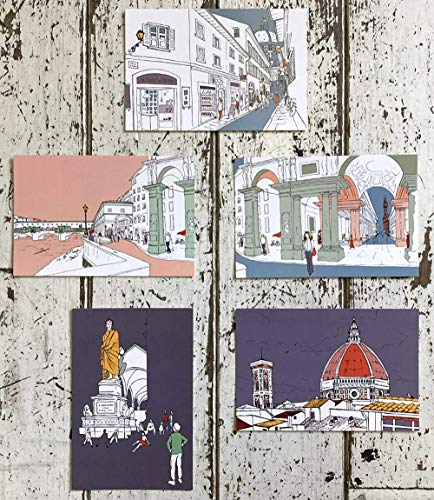 Studiovagante, Le città vaganti/Cartoline Firenze, SET 5 soggetti