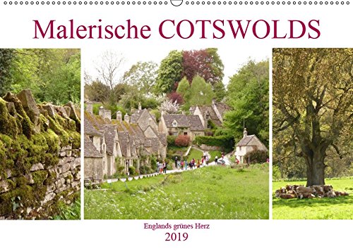 Malerische Cotswolds (Wandkalender 2019 DIN A2 quer): Englands grünes Herz (Monatskalender, 14 Seiten )