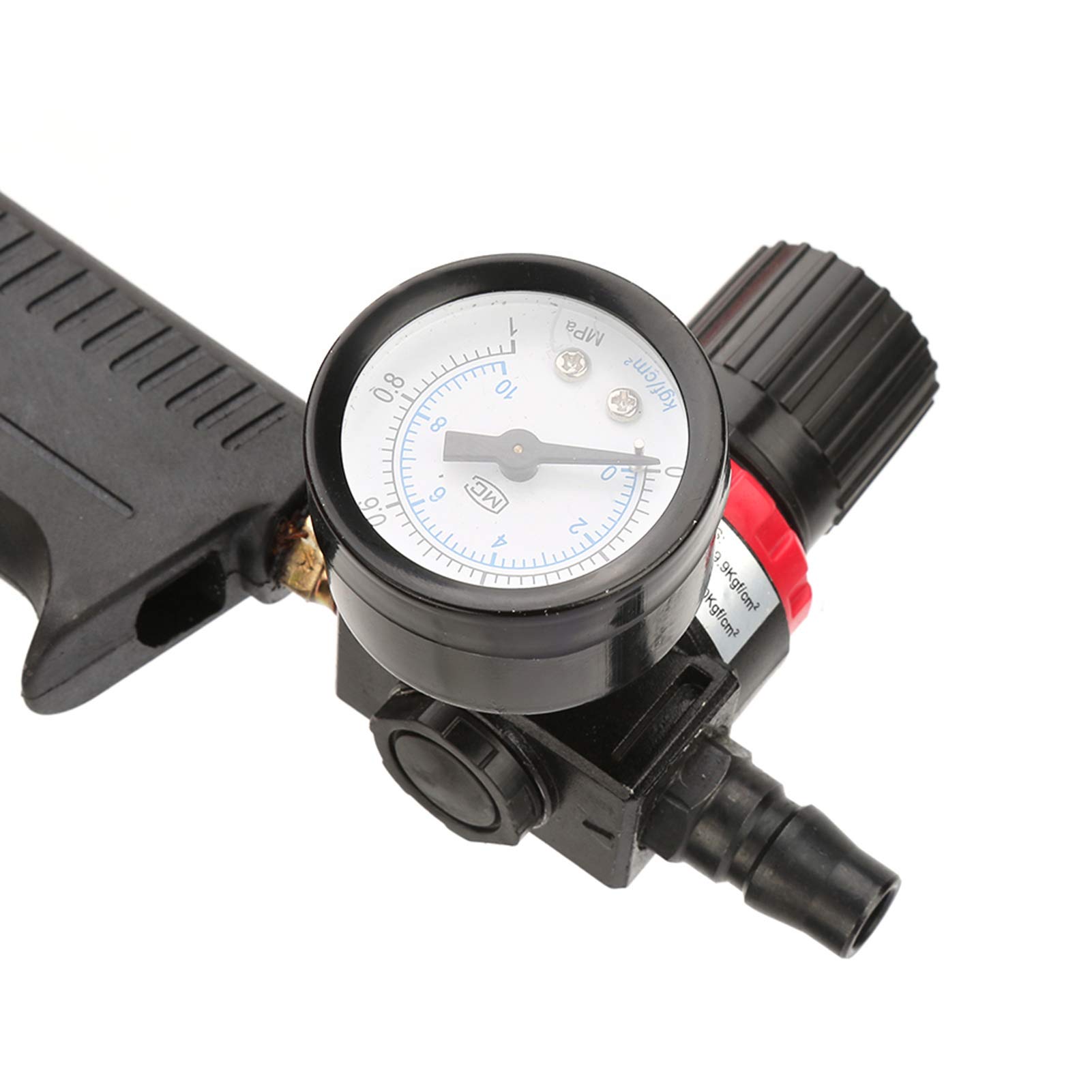 AUTO Pistola a colla pneumatica morbida, pistola a colla pneumatica con indicatore di velocità per la decorazione architettonica (600 ml) cessoria pistola mastic+pistola masticatrice