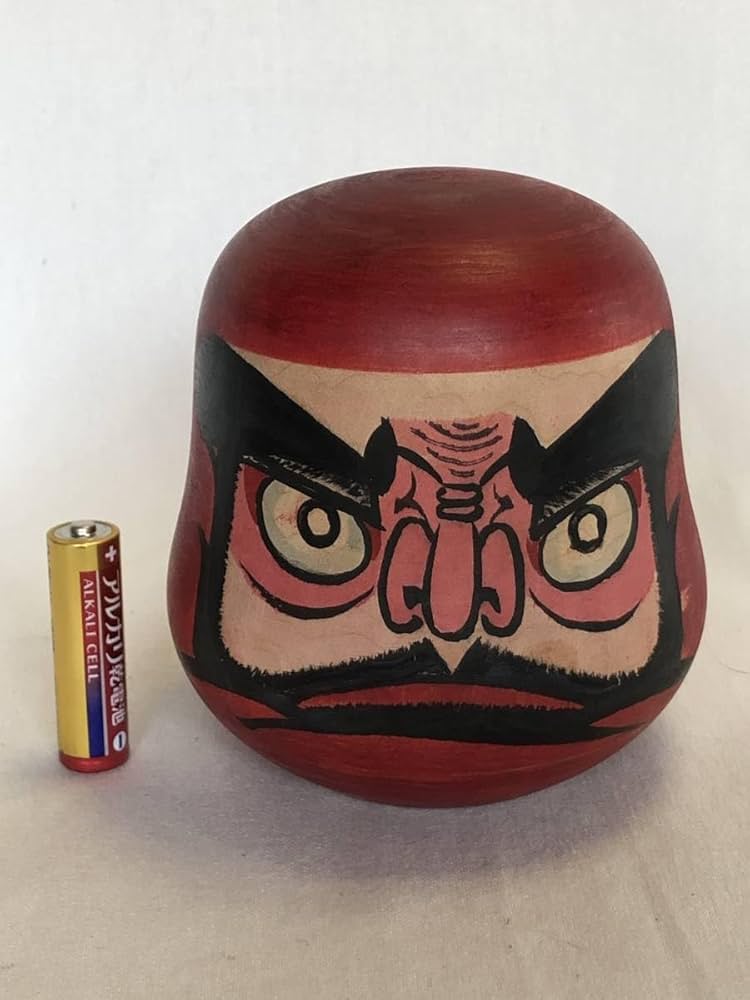 こけし(だるま)　盛秀太郎　作 Amazon | 八十一老 作達磨 ダルマ こけし 盛 秀太郎 津軽系 伝統