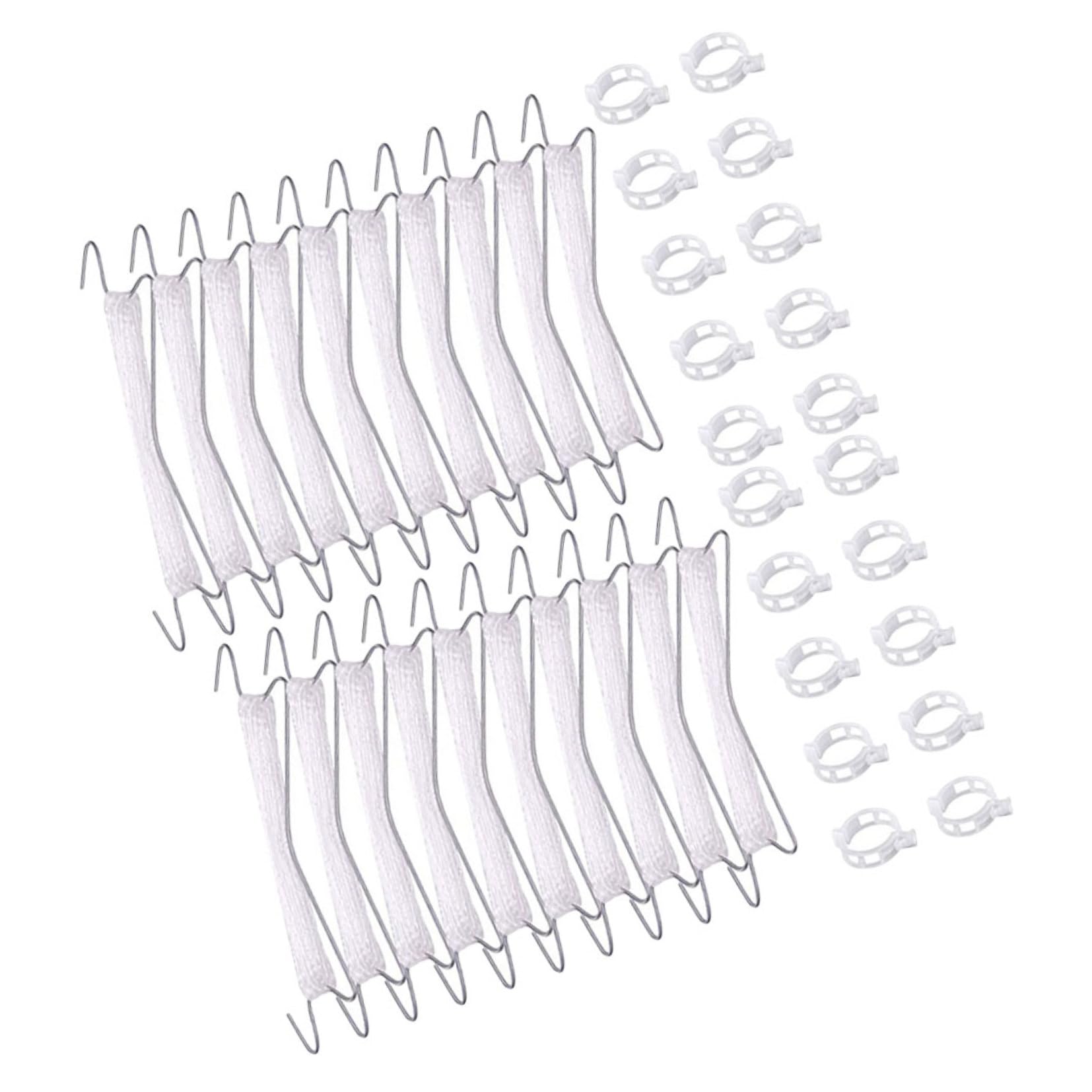 BESPORTBLE 2 Set di Cetrioli Appesi Piantine di Pomodoro Gancio Pomodori Controllo A più Livelli Verdure Picchetti Recinzione Palo Pianta Sollevato Twist Impilabile Pisello Stecca in Acciaio