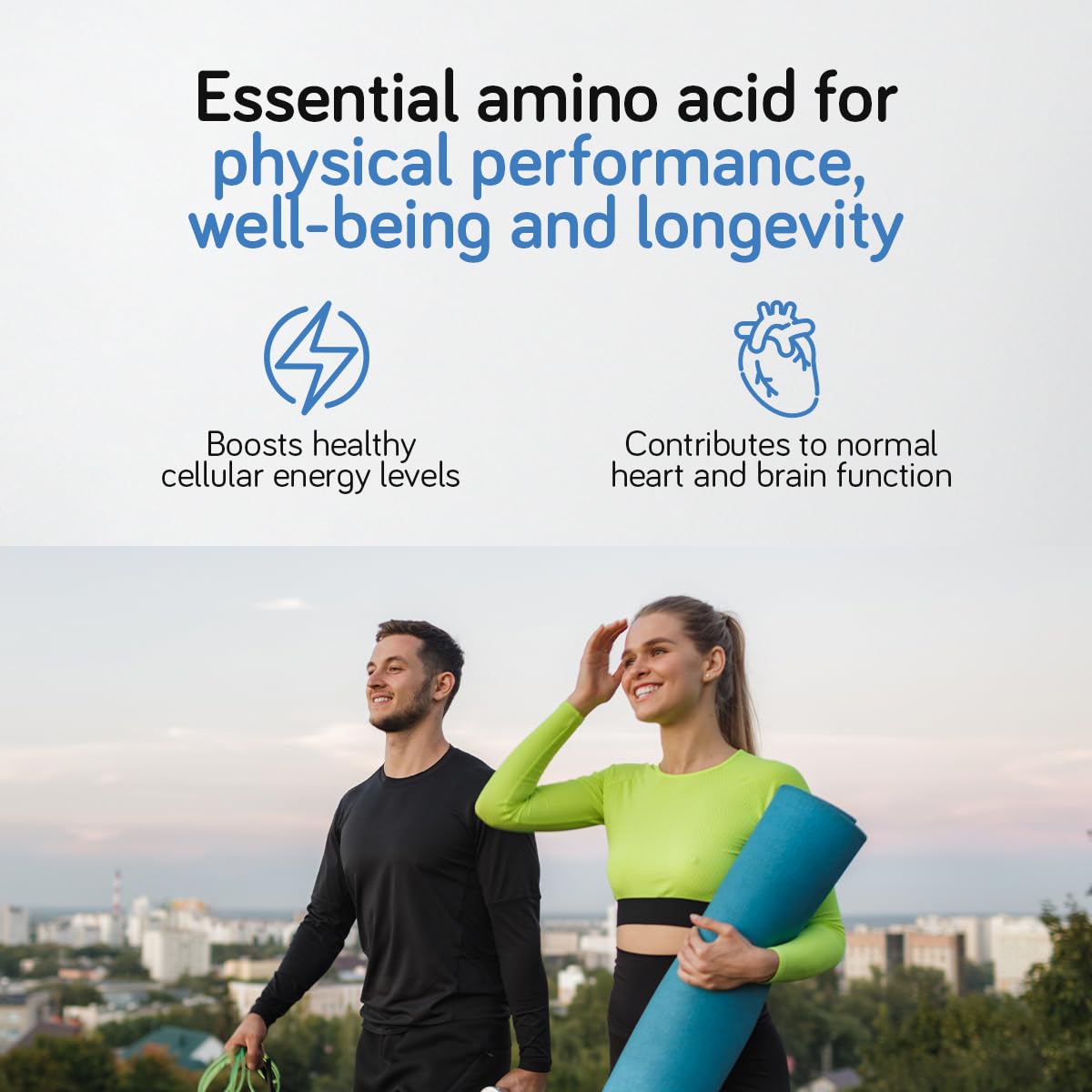 Taurina Integratore 1000 mg – 180 capsule – Scorta per 3 mesi - Aminoacido Vegano, Facile da Ingerire, Alto Dosaggio e Senza Riempitivi Artificiali | Senza Allergeni e Senza Glutine | Ambervit