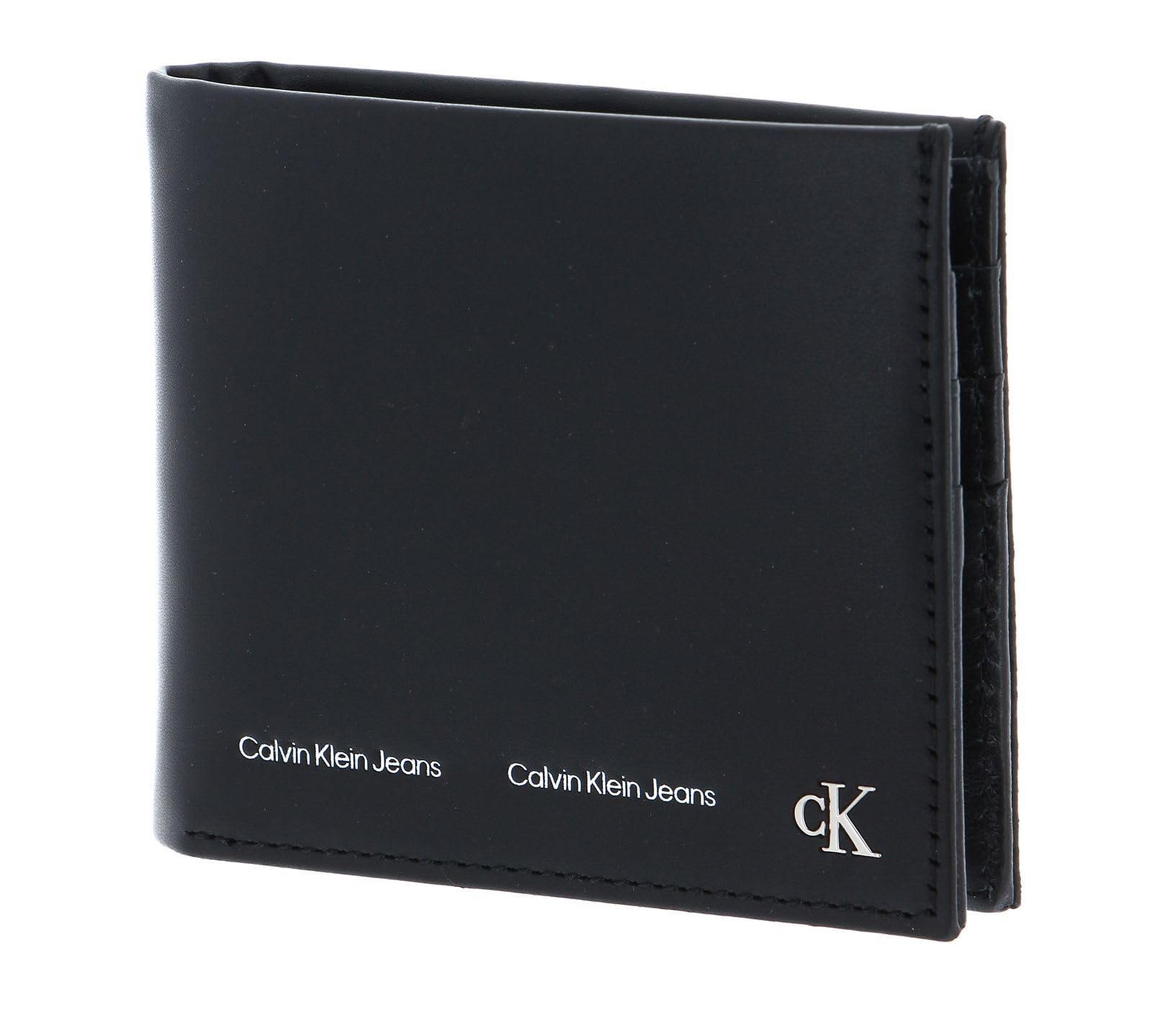 Ck Jeans Men Logo Stripe Bifol Wallets One Size