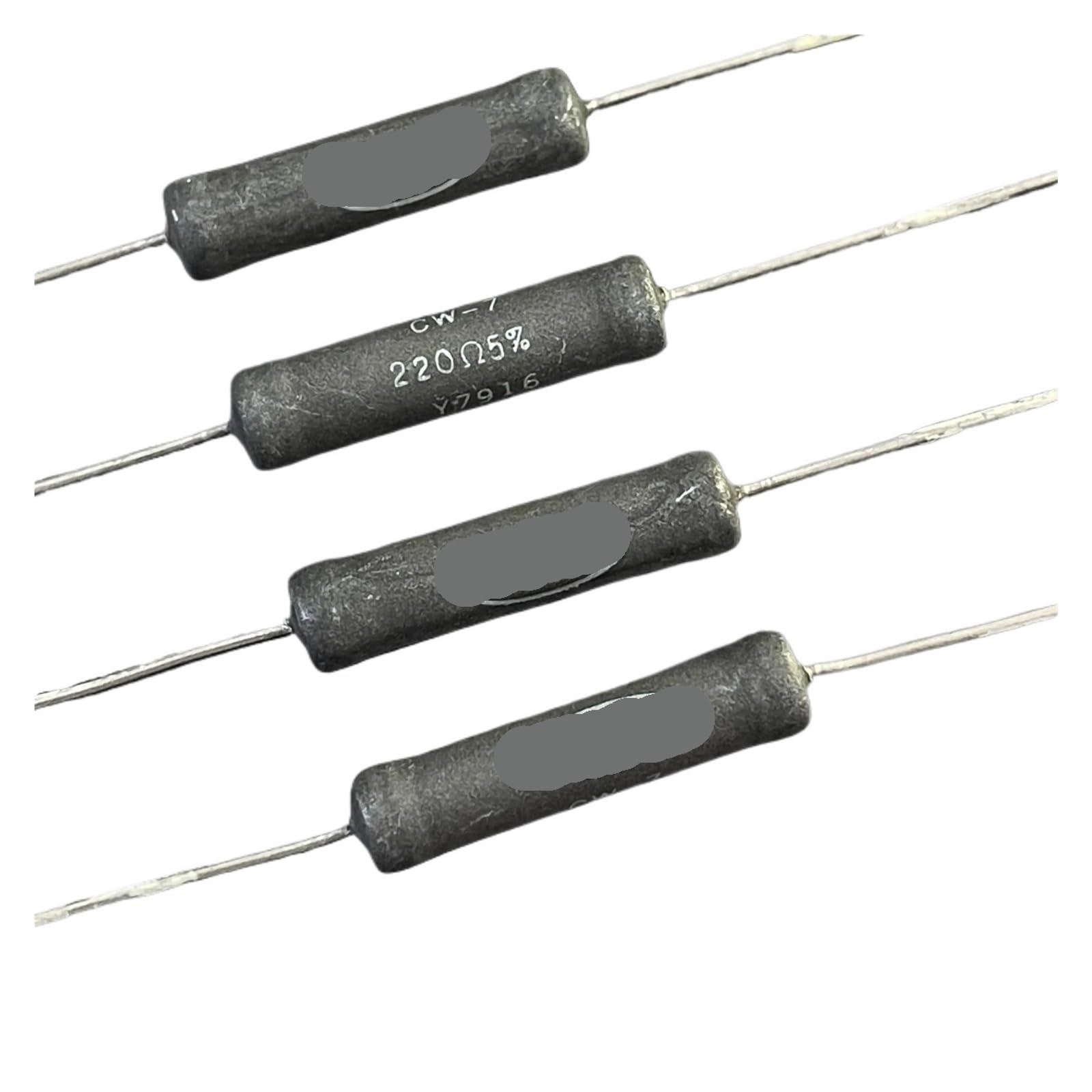 LEOTNNDQ 1pcs CW7 220hm 7W 220R Resistors Audio Resistors