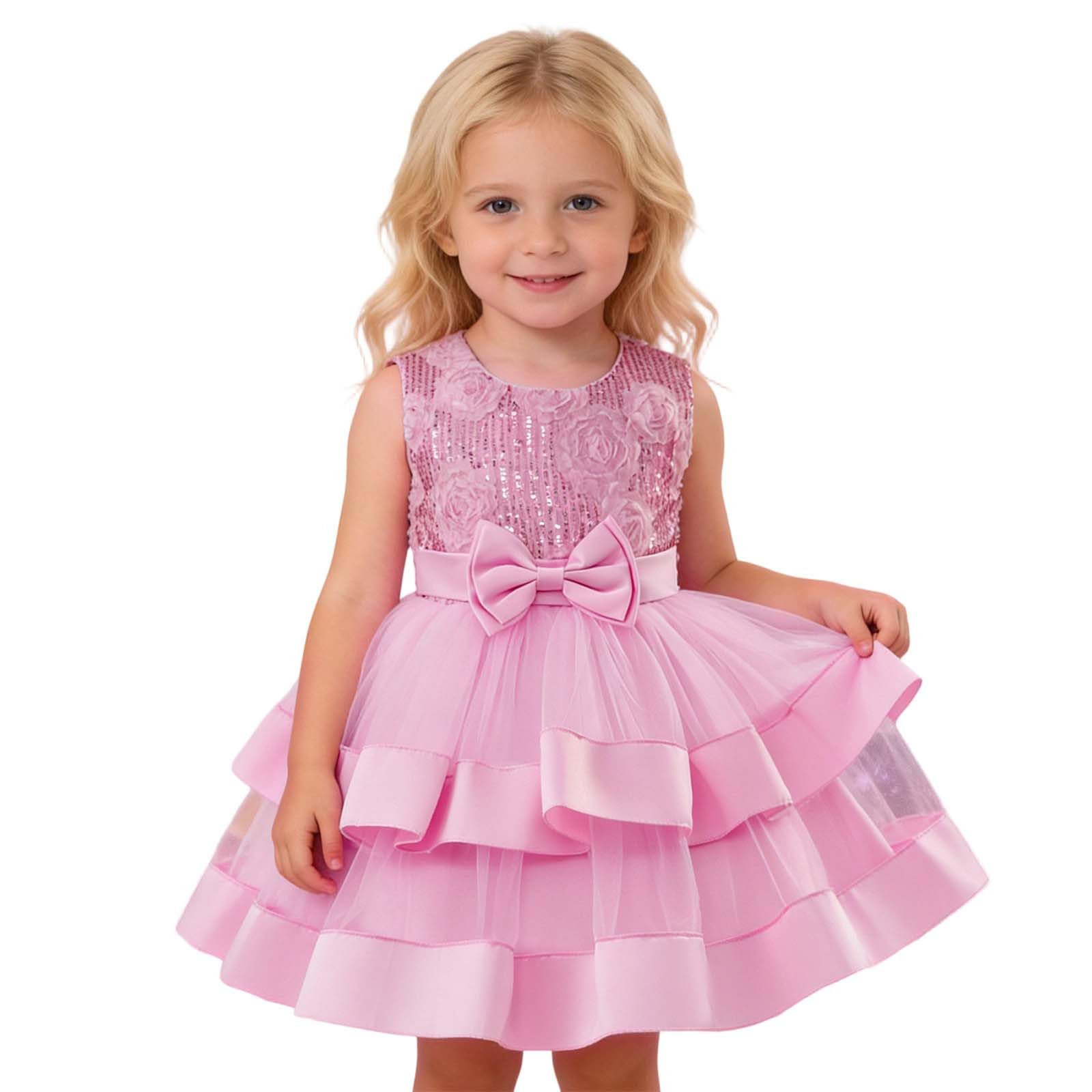 Genérico Tutu Ballet Niña Tutu Niña Falda Fin de Semana Casual Vestido De Gala con Falda Acampanada Y Capas, Tutú Suave Ideal para Eventos Formales E Invitaciones Especiales