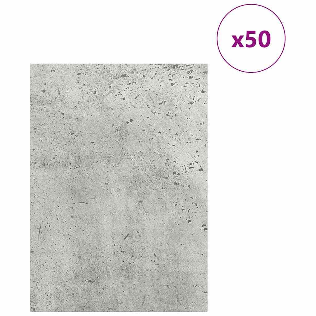 Dekoplatten Holzwerkstoff 50 Stück Beton Grau 15 x 21 x 0,27 cm rechteckig Bastelholz DIY Holzrohling für Innenbereich Kunst und Handwerk vielseitig zum Bemalen Gravieren Schnitzen