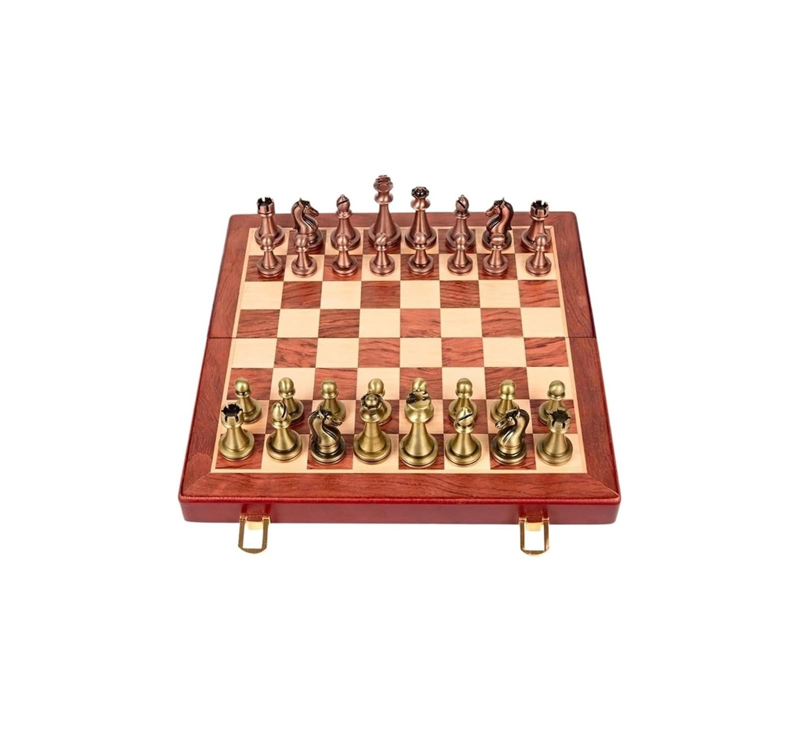 Set di Legno, tavola, Pezzi Metallo, Set Giochi for Principianti, Adulti e Bambini