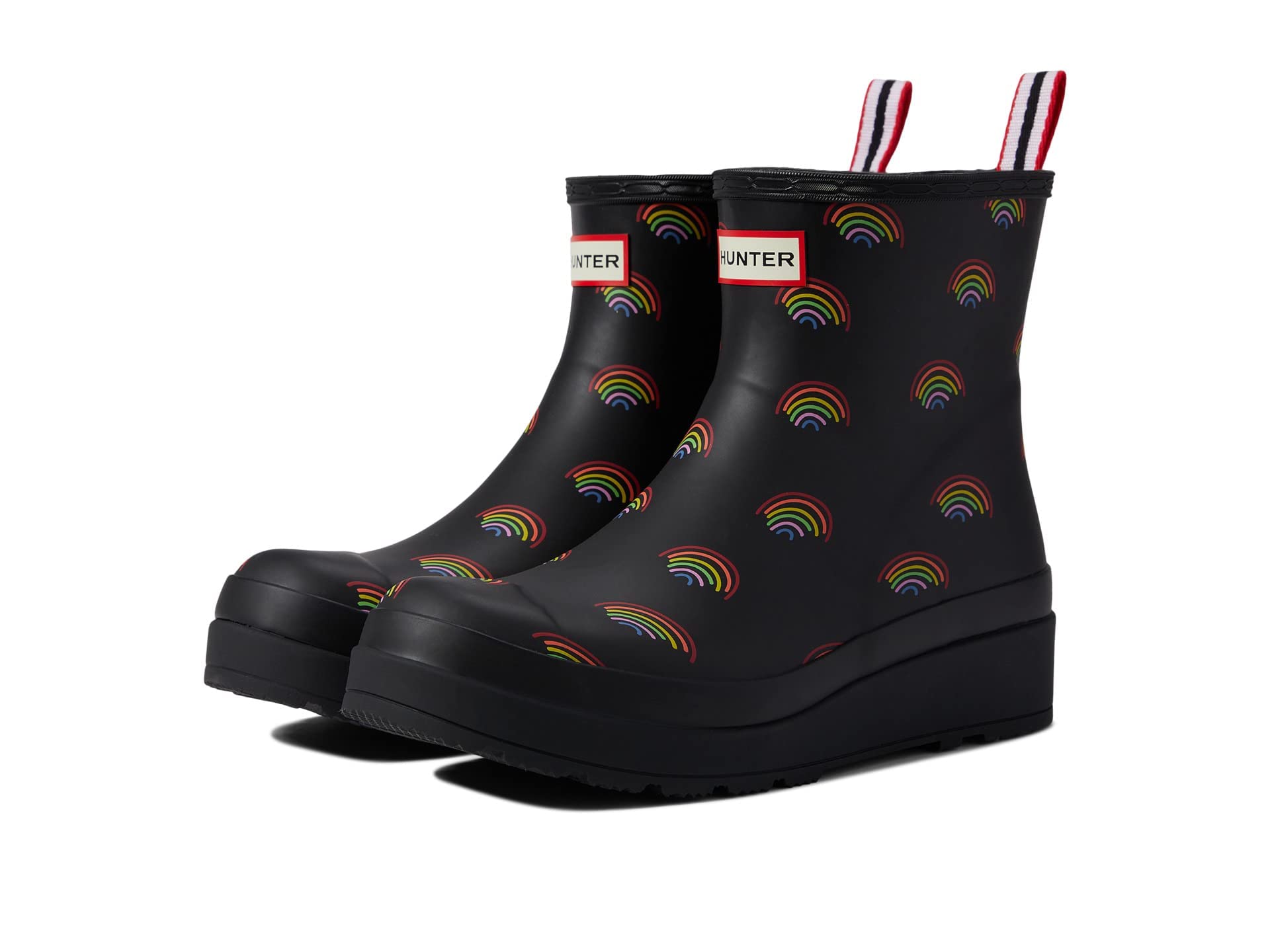 Hunter Boot Womens Play Mini Short Rain Boot Rainbow