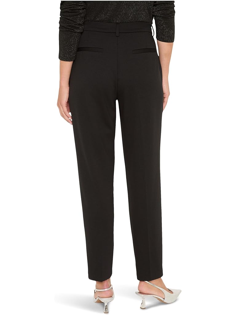 Black NIC+ZOE 28" Ponte Knit Trousers