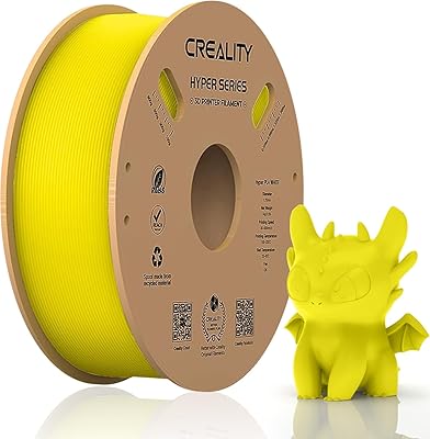 18 – Official Creality Hyper PLA Filament 1.75mm, High Speed 30-600mm/s 3D Printer Filament PLA, Dimensional Accuracy +/-0.02mm, Fit Most FDM 3D …