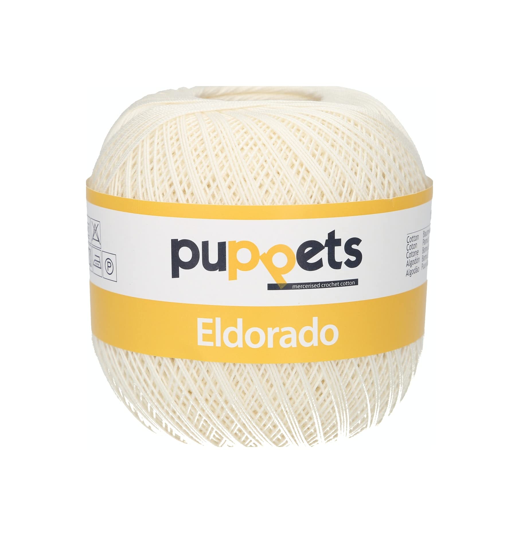 Puppets Eldorado, Thickness: 10, Packaging: 100G, Running Length: 530M 8926 Crochet Threads