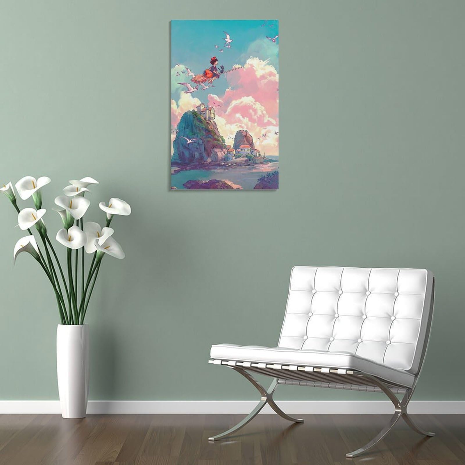 Amazon.co.jp: ハウルの動く城 スタジオジブリ 絵画ポスター ホーム