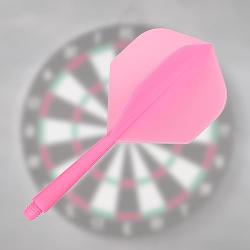 Miniatura 3 de PATIKIL Eje de dardo integrado y vuelos, vuelos de dardos de plástico de tornillo