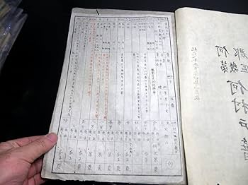 Amazon.co.jp: F31和本明治初期戸籍雛形6冊「戸籍法書式/寄留
