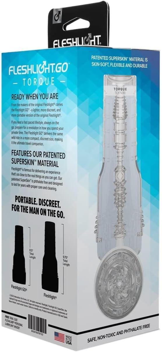 Fleshlight Go | Torque | Clear Male Sex Toy