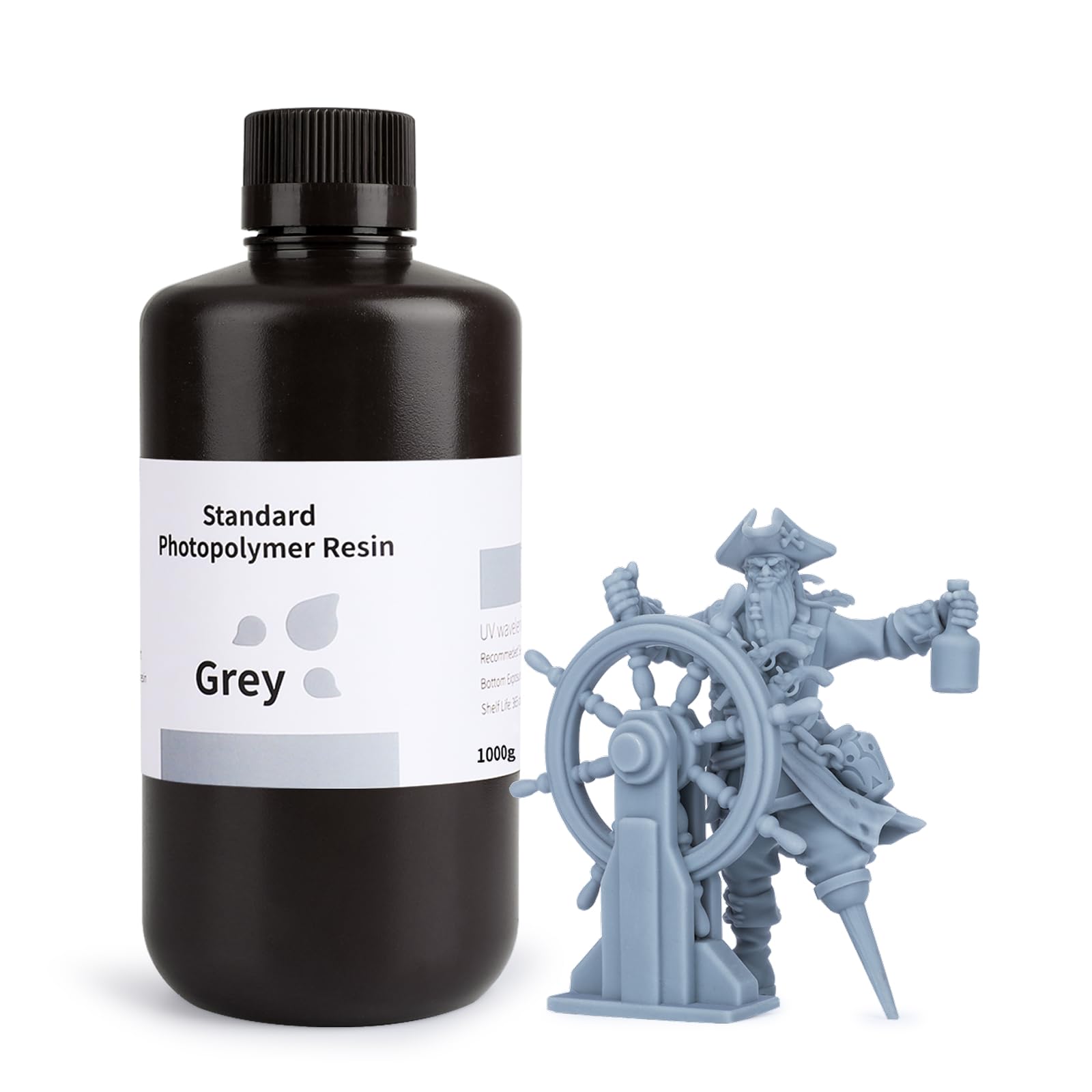 ELEGOO Saturn 4 Ultra 16K Imprimante 3D et Résine Standard Gris 1000g