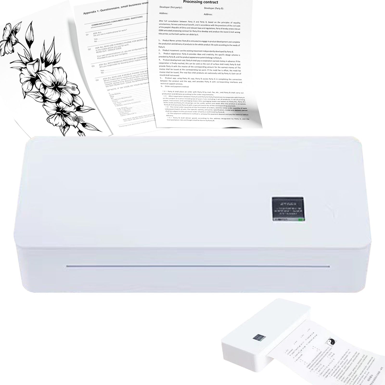Imprimante portable sans encre thermique A4 pour ne plus jamais manquer de toner en déplacement