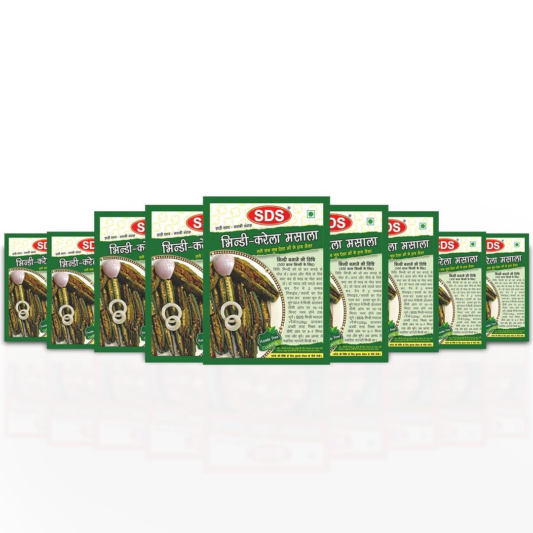 SDS Bhindi Karela Masala 50 gram (Pack of 9) (B07Q6YRL85) Amazon Price History, Amazon Price Tracker