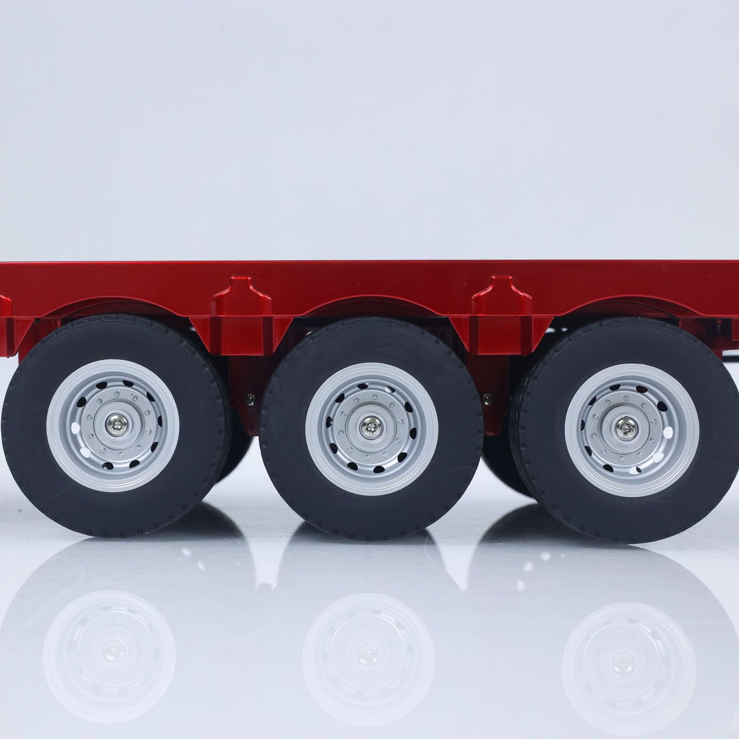 3 assi plastica semirimorchio piano 1502 per 1/18 trattore radiocomandato HUINA 1501 RC camion modello di aggiornamento parti