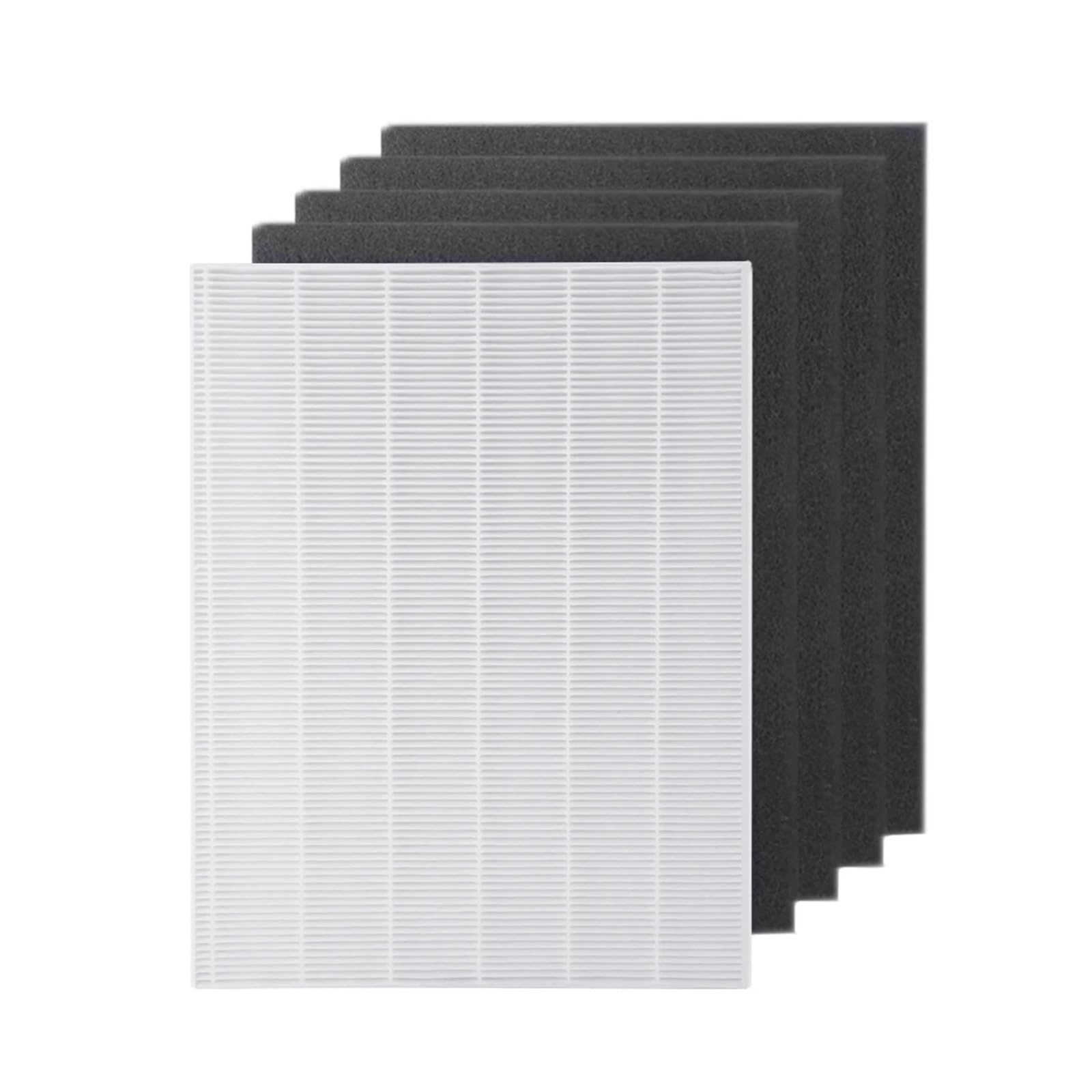 HIZON Air Purifier 1Pcs Filter 4Pcs Carbon，Compatible For Winix，