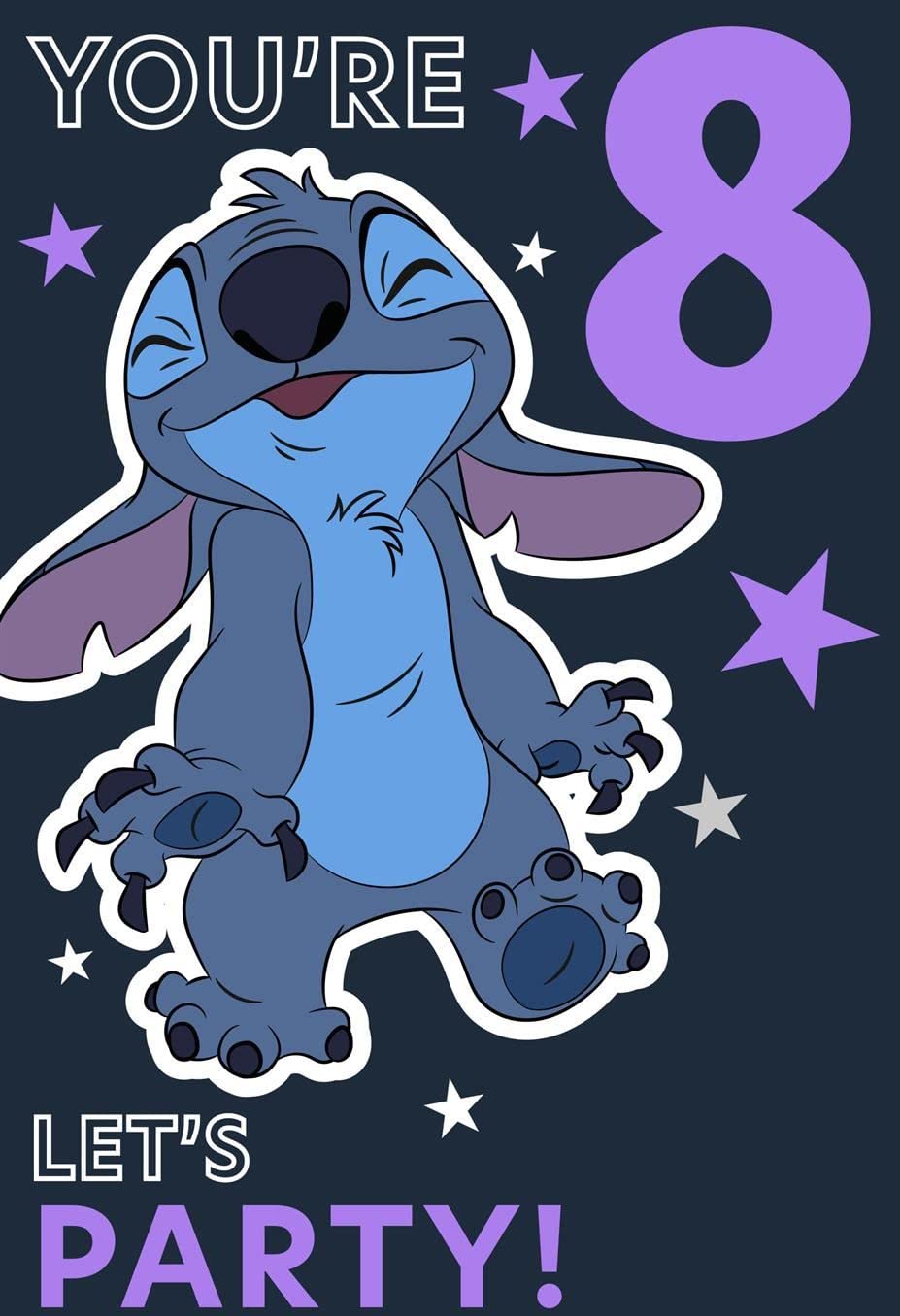 Hallmark Disney Lilo & Stitch 8th Birthday You're 8 Let's Party!