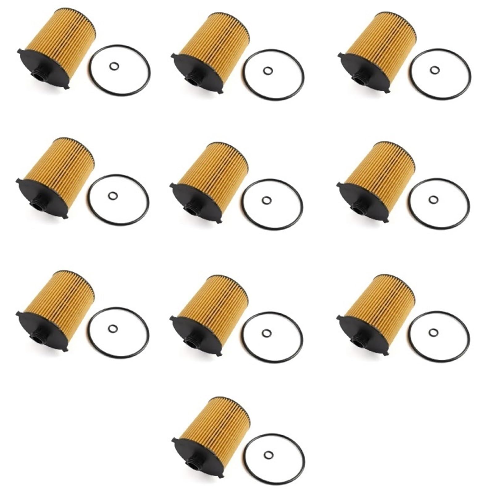 samochodowego Filtr 10 szt. Filtr oleju pasujący do VOLVO S60 S80 S90 V40 V60 V90 XC40 XC60 XC70 XC90 B3 B4 D3 D4 T4 T5 T6 31372212 32140029 samochodowego filtry oleju