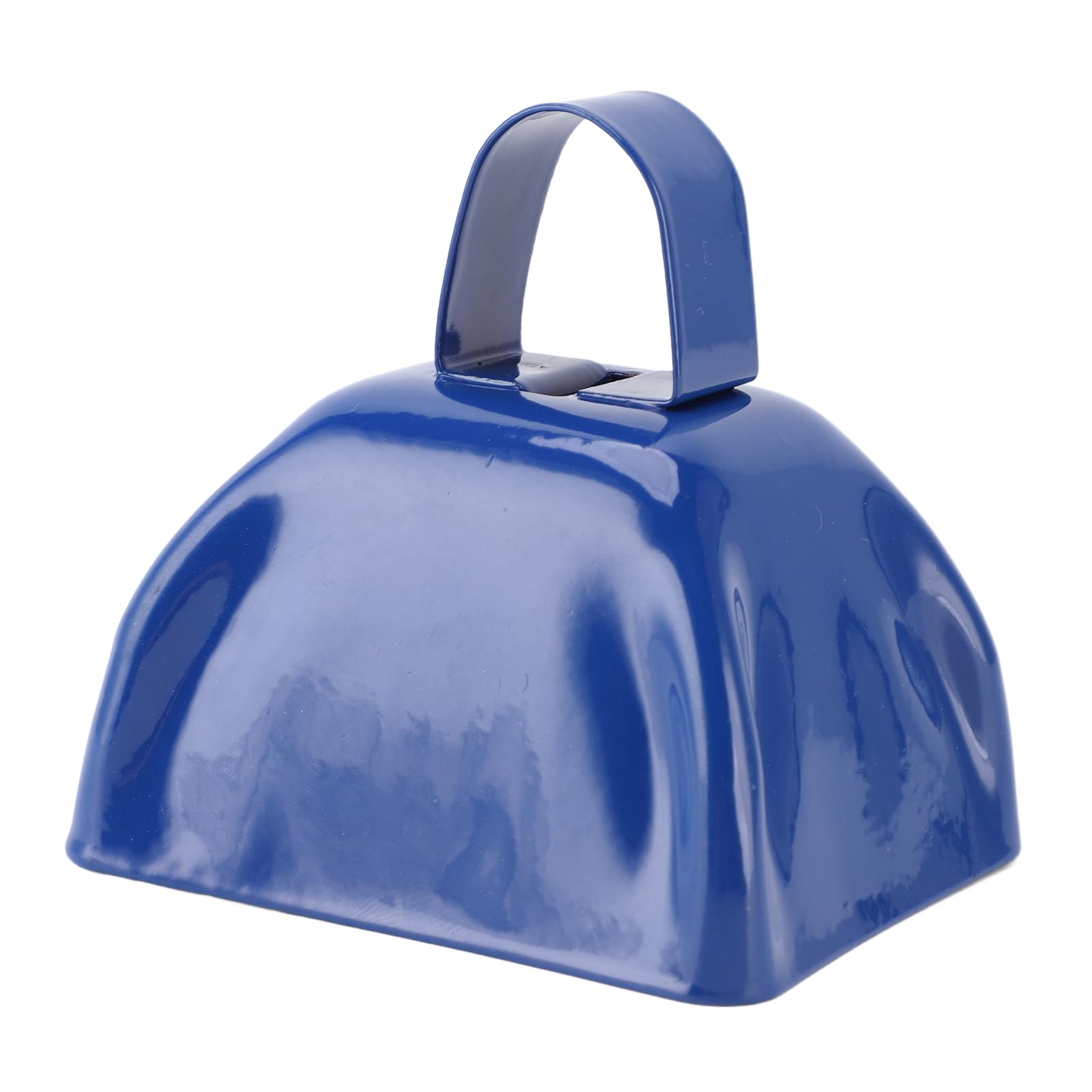 Gavigain 12 Pack Handheld Cowbells, Loud and Impactful Sound, Rusts Resistant Metal, Blue Noise Makers for Sports, Tailgates, Parties, and Music Classes