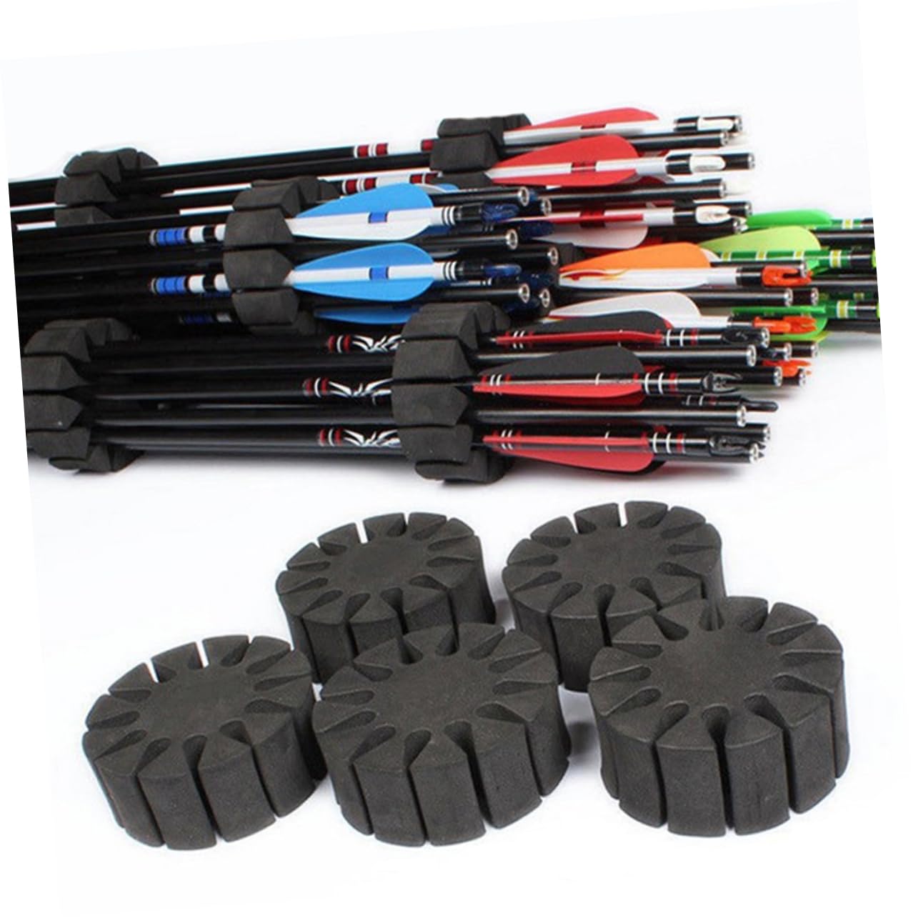 COOLHIYA Eva Arrow Separator 2pcs Holder Lightweight Arrow Rest for Archery Equipment